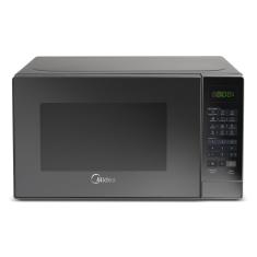 Forno Micro-ondas Midea 20 Litros 700W Prata Com Porta Espelhada MRAE21 110V
