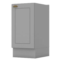 Balcão 1 Porta 40 Cm Nova York Cinza  Henn - MÓVEIS HENN