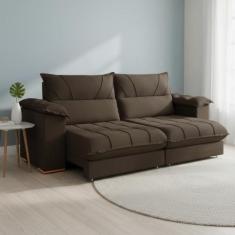 Sofá Retrátil e Reclinável 3 Lugares 250cm Italia - Kasacomigo Estofad