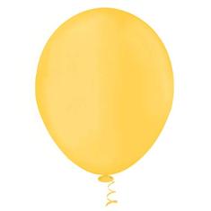Balão Redondo Amarelo Tamanho 9 c/50 - Pic Pic