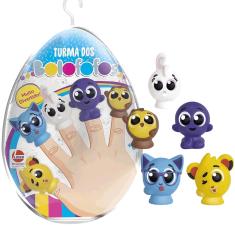 Dedoches Turma dos Bolofofos no Ovo de Páscoa 22cm Lider
