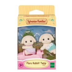 Bonecos Sylvanian Families - Gemeos Coelhos Floral EPOCH MAGIA