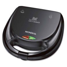 Sanduicheira Fast Grill e Sandwich Mondial S-12 750W