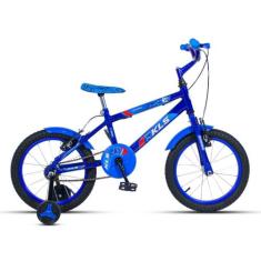 Bicicleta Infantil Aro 16 Kls Zomm Roda Alumínio, Azul, Azul
