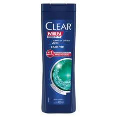 Shampoo Clear Men Anticaspa Limpeza Diária 2 Em 1 400ml, 400ml