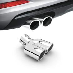Ponteira esportiva para escapamento Fiat Punto Aço Inox - 3r Acessorio