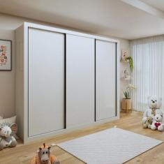 Guarda Roupa Infantil Premium Lili 242cm 3 Portas 6 Gavetas Minastex -