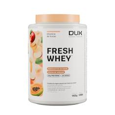 Fresh Whey Protein - Vitamina de Frutas 900g - 20g de Proteínas por Porção - Suplementos Naturais, Suplementação Treino Academia, Ganho Muscular Hipertrofia - DUX HUMAN HEALTH