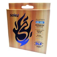 Encordoamento Violão Aço 011 Solez Slatb11 Bronze 85/15