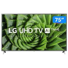 Smart TV 4K LED IPS 75” LG 75UN8000PSB Wi-Fi