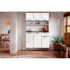 Cozinha Compacta Dona Maria C- 6 Portas E 1 Gaveta Branco - Bertolini