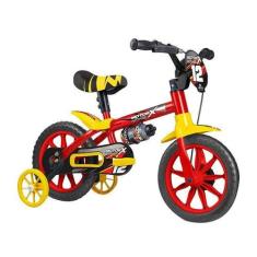 Bicicleta Infantil Aro 12 Motor X Nathor, 12, Vermelho, 8"