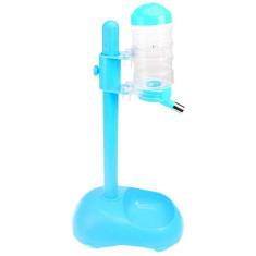 Bebedouro Chalesco com Suporte e Comedouro Azul - Tam. Único