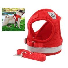 Peitoral Guia Cachorro Gato Cao Pet Faixa Refletiva Colete Coleira Caminhada Passeio