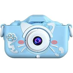 Câmera infantil com capa de silicone, câmera de vídeo para crianças com jogos divertidos, câmera digital infantil com efeitos especiais, bateria recarregável, ideal para meninos e meninas, g