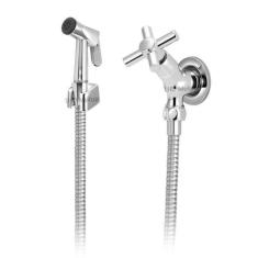 Ducha Higiênica Banheiro Metal Cromada Acionamento 1/4 Volta - Lhd Met