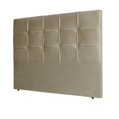 Cabeceira Casal Luiza 140 cm Taupe Suede – IDF Decor
