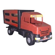 Caminhão De Madeira Brinquedo Infantil Modelos Colorido - P.A