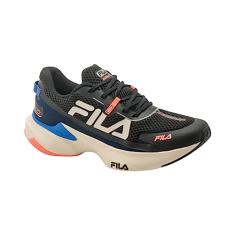 Tênis Fila Recovery Preto e Branco - Feminino - 35 - Preto
