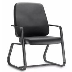 Cadeira Para Obesos Até 200Kg Com Base Fixa Linha Obeso Preto - Design