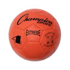 Bola de futebol Extreme Series, tamanho 4 – Liga Juvenil, todos os climas, toque suave, retenção máxima de ar – bolas para crianças de 8 – 12 – Jogos de futebol competitivos e recreativos, laranja