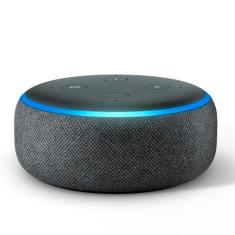Smart Speaker com Alexa Echo Dot (3ª Geração) - Cor Preta