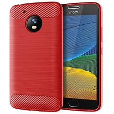 Capa para Moto G5, sensação macia, proteção total, anti-arranhões e impressões digitais + capa de celular resistente a arranhões para Moto G5