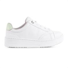Tênis Ramarim Caixa Alta Feminino, Branco, Verde, 37