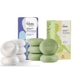 Kit 2  Caixas de Sabonete Natura Todo dia 10 Unidades, Alecrim, Sálvia