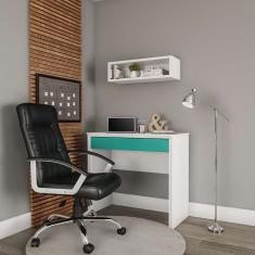 Cadeira de Escritório Presidente Giratória David Preta