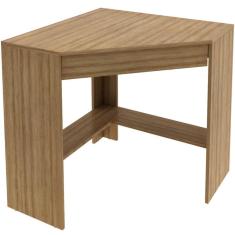 Mesa Escrivaninha de Canto com 1 Gaveta ME4169 Amêndoa Tecnomobili