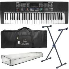 Kit Teclado Spring New Tc-161 Estudante 61 Teclas Multi