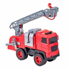 Caminhão Roda Livre - Max Bombeiro - Lança Água - Adijomar