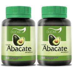 Óleo de Abacate 60cps 1000mg Duom  Kit 2 Frascos