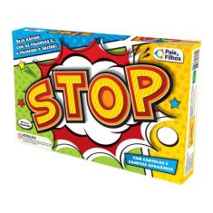 Stop Jogo Educativo Criança Familia Brinquedo de Tabuleiro Pais e Filh