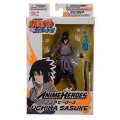 Boneco Uchiha Sasuke Naruto Shippuden Anime Heroes Bandai