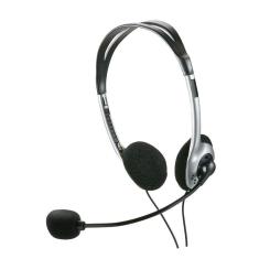 Fone De Ouvido Multilaser Ph002 Com Microfone Headset Estereo Com Fio P2 Preto