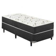 Cama Box Conjugado Solteiro Molas Ensacadas - 41x78x188cm:Branco