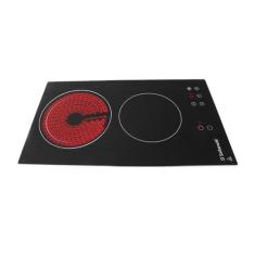 Fogão Cooktop Elétrico 2 Bocas Safanelli Touch Vitrocerâmico