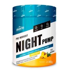 Pré Treino Sem Cafeina Night Pump Shark Pro - 300G-Unissex