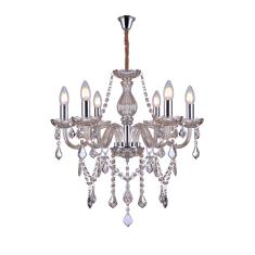 Lustre Pendente Taschibra Glam 6 Conhaque E14 Bivolt -  nico