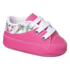 Tenis Sapatinho de Bebe Cadarço Primeiros Passos Confortavel TB56 - HB