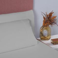 Jogo Lençol Queen 3 Peças 100% Algodão Ponto Palito Ref.2 - Casa Ferna