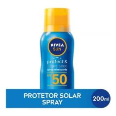 Protetor solar spray Nivea SunProtect Toque Seco 50FPS 200mL