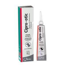 Pomada Otológica Cipro-Otic para Cães 15g - Syntec