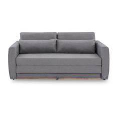 Sofá-cama Aurora Premium Queen, medida 1,88m linho cinza - HERVAL