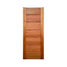 Porta de Madeira BBB Linha Econômica Maciça Cedro Arana Casmavi, 90cm 
