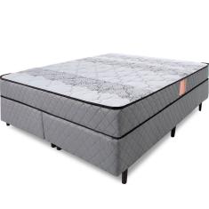 Cama Box Colchão Queen Ortopédico Firme Espuma D33 Antialérgico Certificado 158x198x51cm - bf Colchões