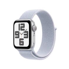 Apple Watch SE GPS, Caixa Prateada de Alumínio de 40 mm, Pulseira Loop