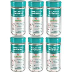 Kit 6 x malato de magnésio 120 cápsulas 500mg meissen